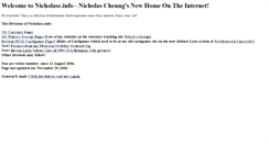 Desktop Screenshot of nicholasc.info